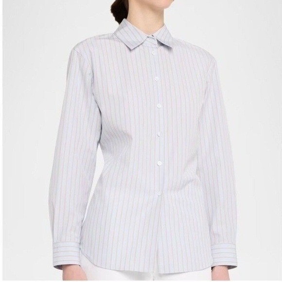 Lafayette 148 New York Tops - BNWT Lafayette 148 New York Aurora Premium Tailored Poplin Blouse, Reg $798